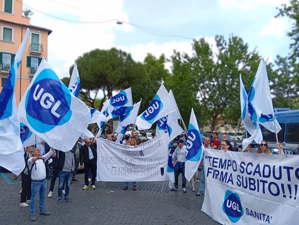 Sanità privata, la mobilitazione dell'UGL salute
