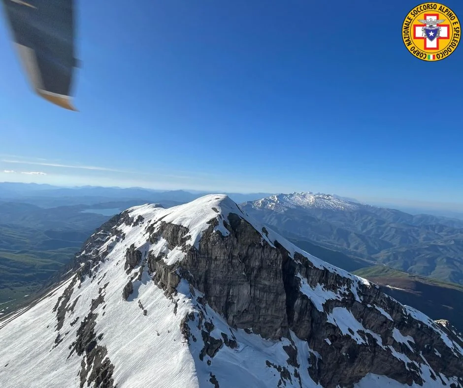 Trail runner disperso sul Monte Corvo: recuperato dal soccorso alpino