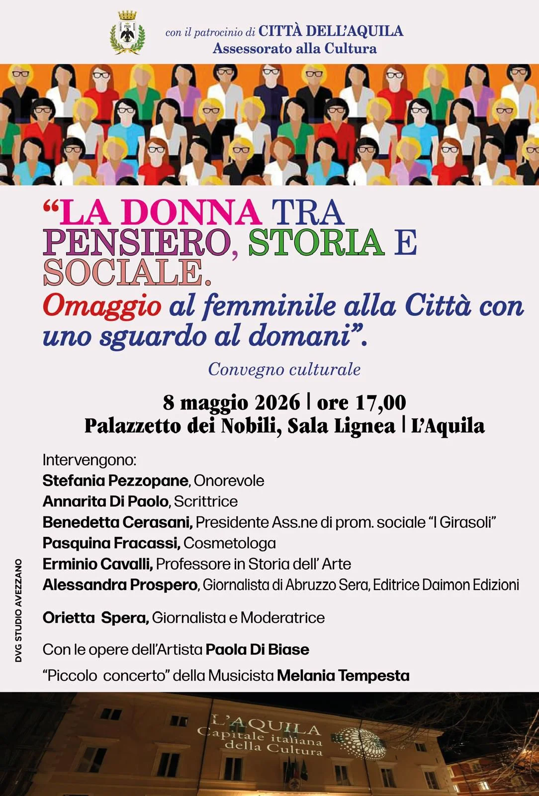Tributo alla donna e a L'Aquila