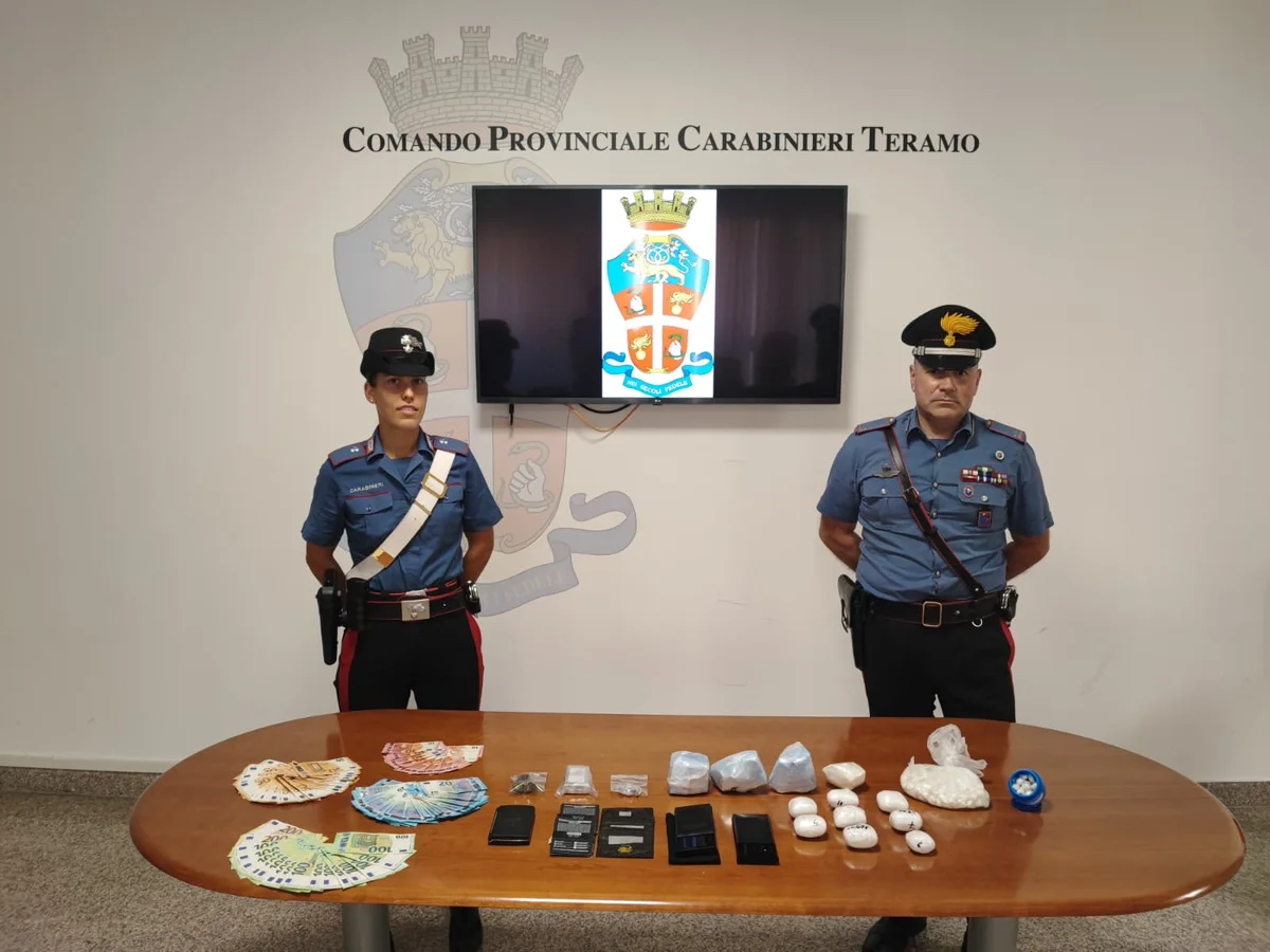 Trovati a Teramo con circa 2 kg di cocaina: moglie e marito nei guai