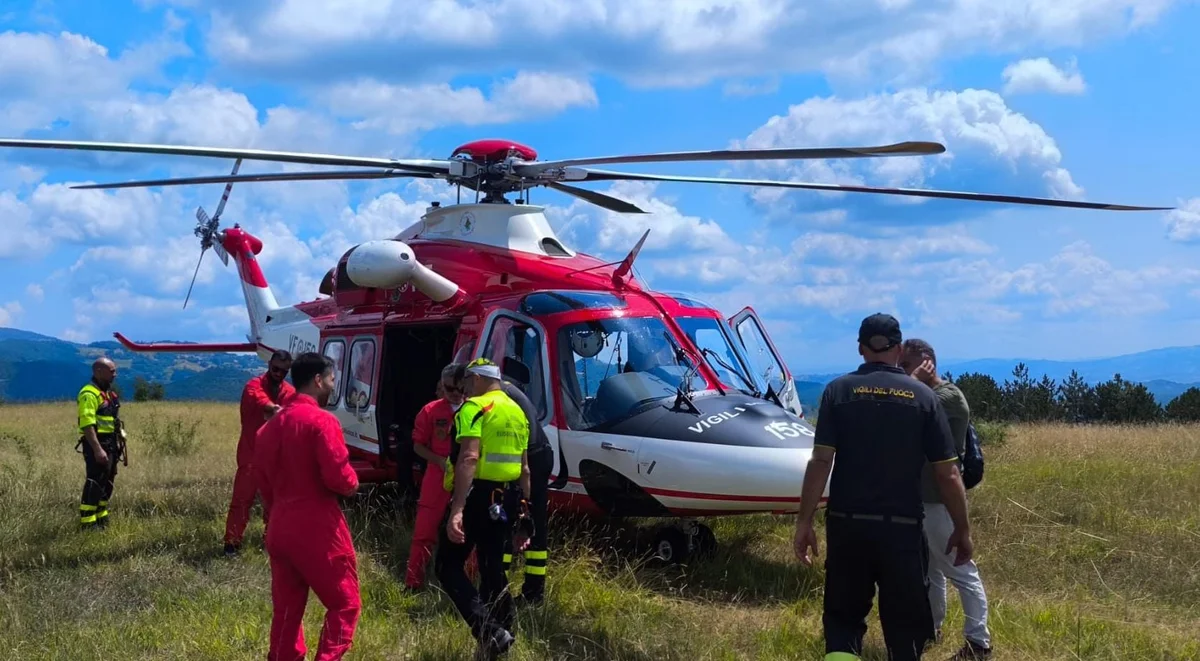 Vigili del Fuoco salvano un 69enne di Cortino disperso nei boschi