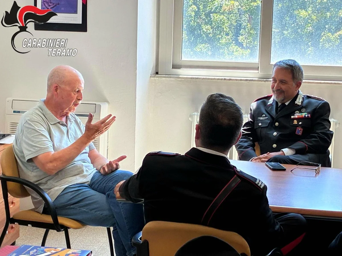 Carabinieri, visita del Comandante Corradetti  al sindaco di Colonnella