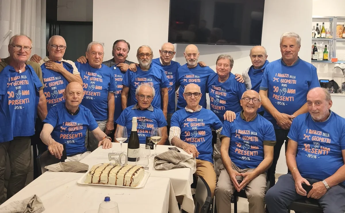 I “ragazzi” della 5^ C del "Forti" di Teramo 50 anni dopo