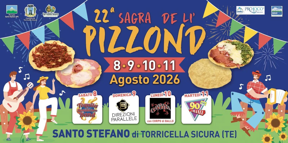 Torna la “Sagra de li’ Pizzond” a Santo Stefano di Torricella Sicura