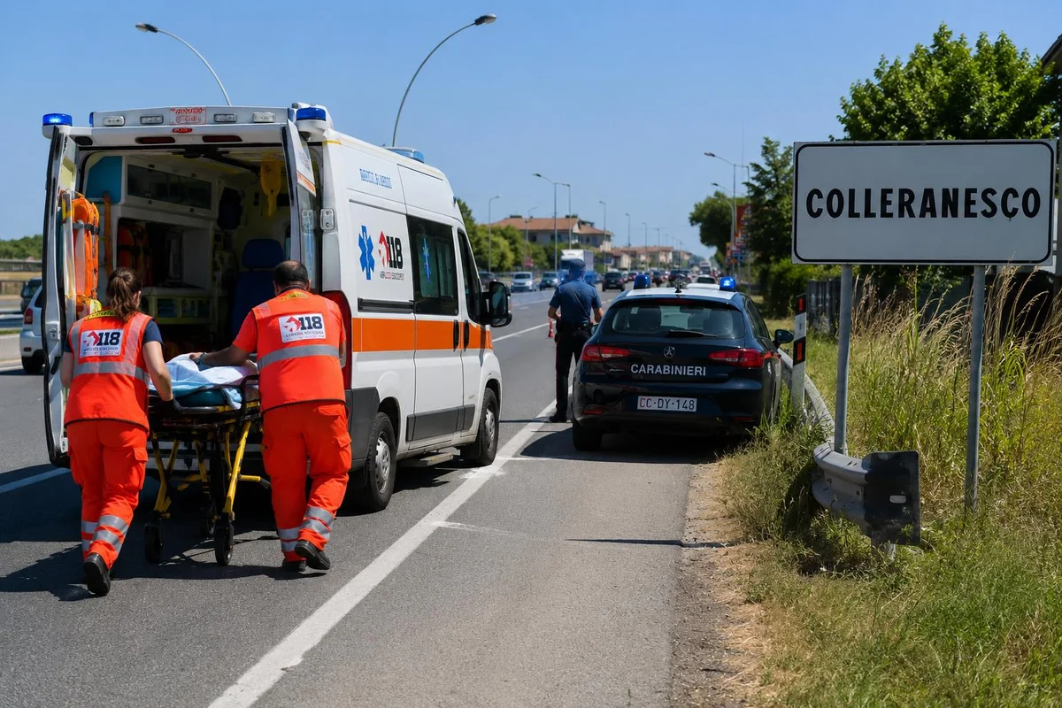 Colleranesco, una 18enne finisce in codice rosso al Mazzini urtata da un'auto