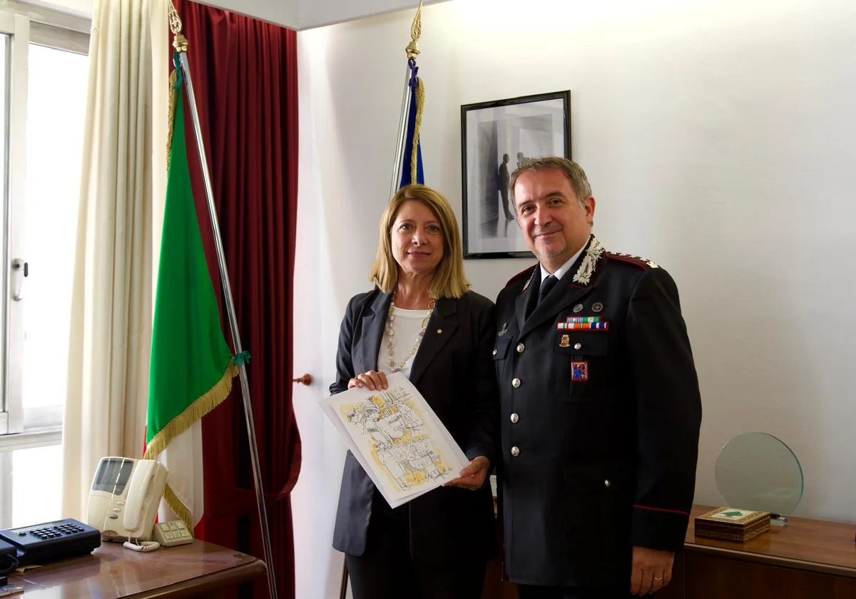 Visita del Prefetto  Mariano al Comando Provinciale Carabinieri di Teramo