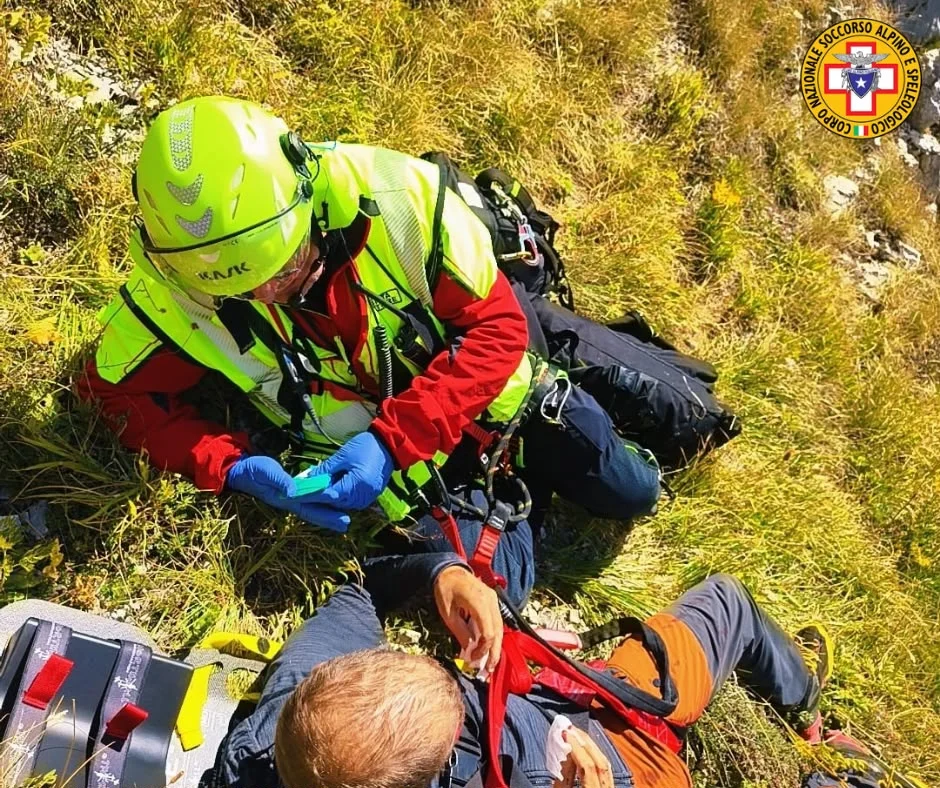 Escursionista cade da un salto di roccia sul Monte Cafornia
