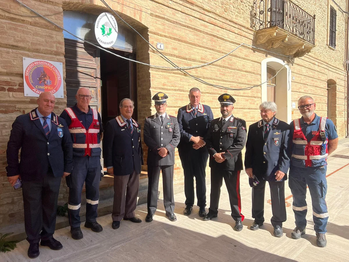 Carabinieri, incontro del Capitano Anania con l'ANC di Colonnella e Alba Adriatica