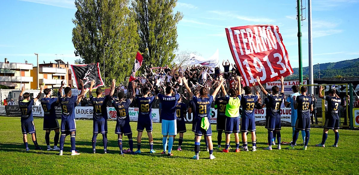 Calcio D/F, Teramo: 1.500 euro di ammenda dopo Trestina