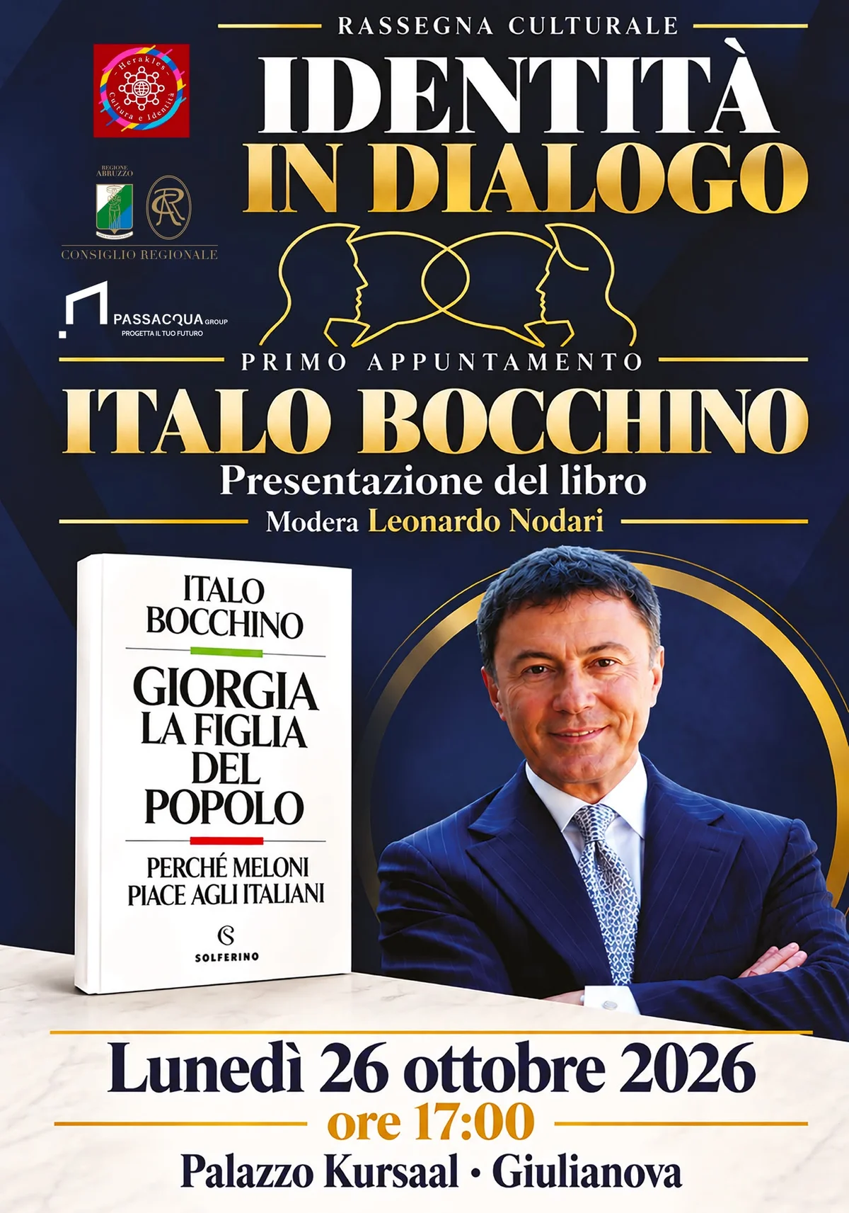 “Giorgia, la figlia del popolo”, Italo Bocchino a Giulianova