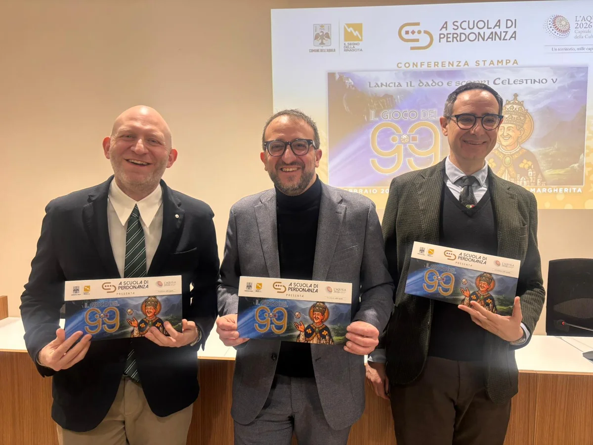 Perdonanza, 500 studenti danno vita al “Gioco del 99”