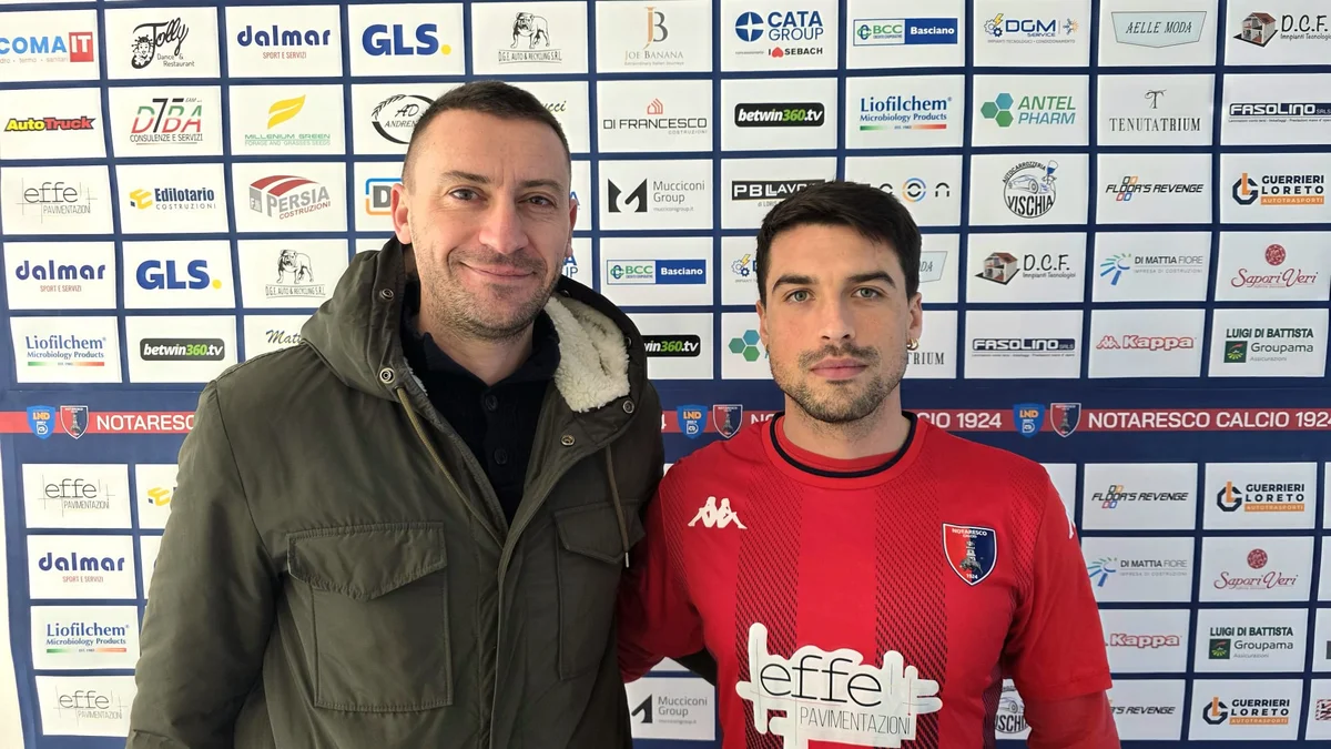 Calcio D/F, il Notaresco ufficializza Gaetani e Lucchino