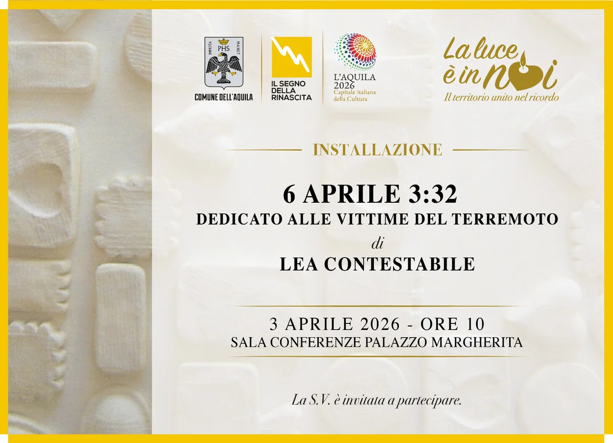 6 aprile 3:32, L’Aquila inaugura l’opera dedicata alle vittime del terremoto