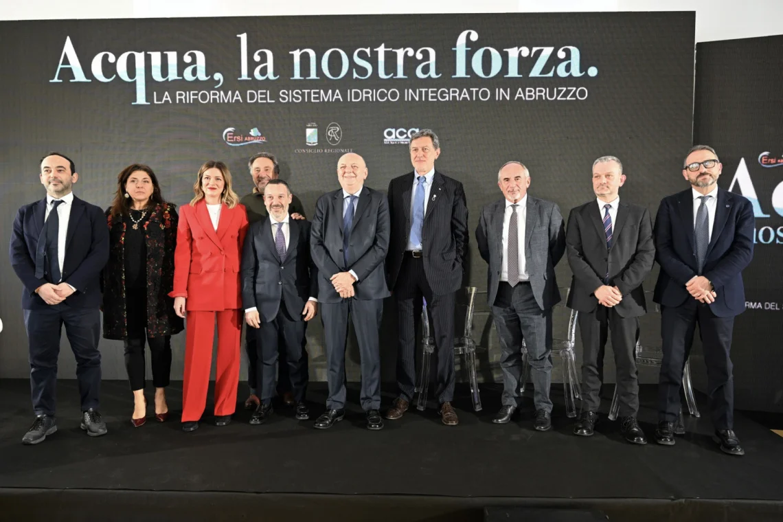 Sistema acqua, l’Abruzzo regione modello per la riforma