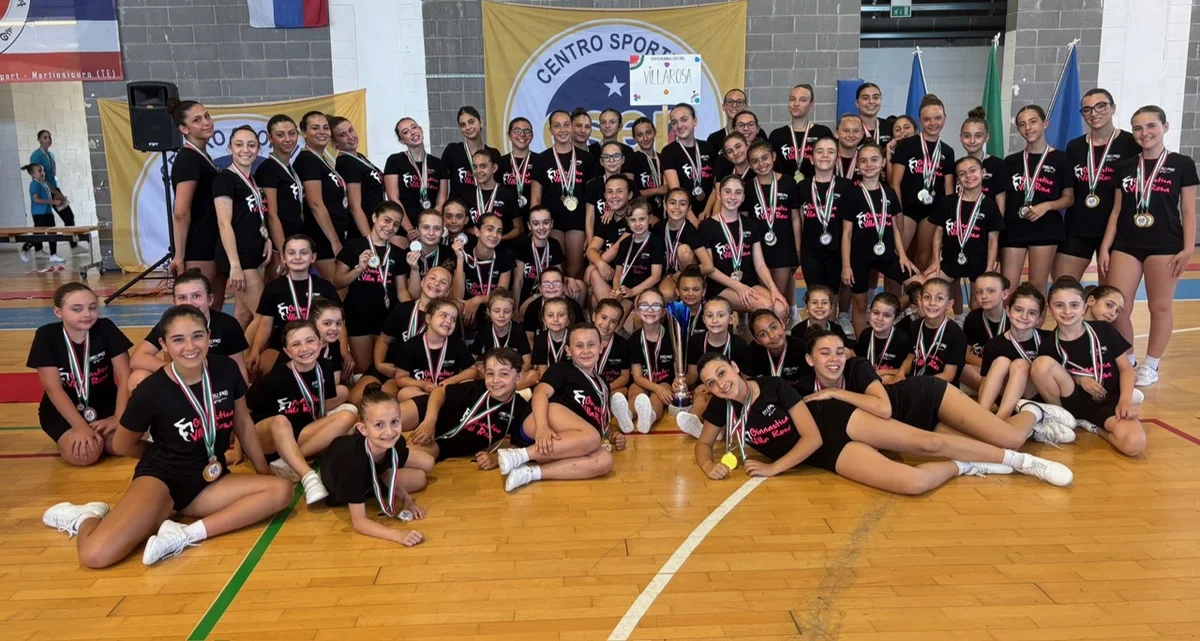 Ginnastica Villa Rosa, il tradizionale saggio chiude una stagione di successi