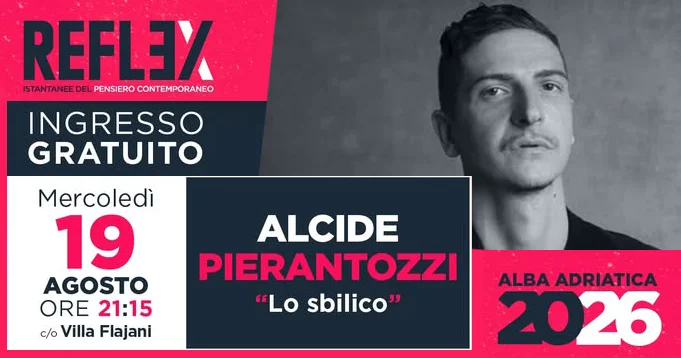 Reflex, lo scrittore Pierantozzi ad Alba Adriatica