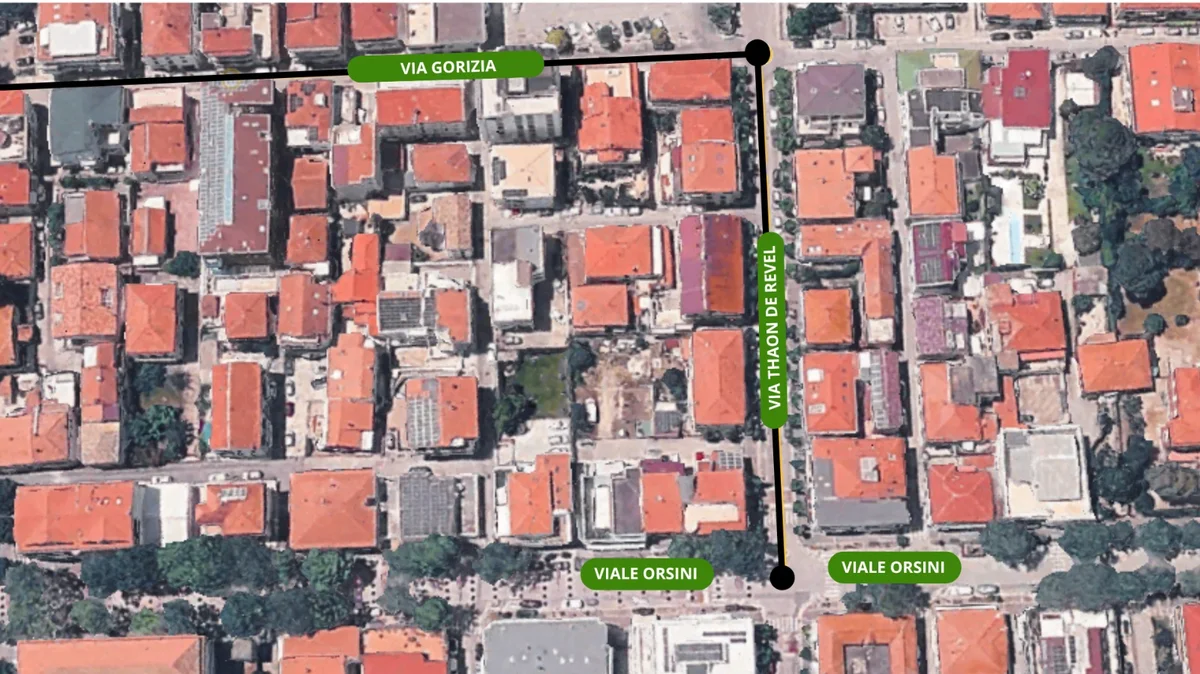 Giulianova, via Thaon de Revel presto a doppio senso di marcia